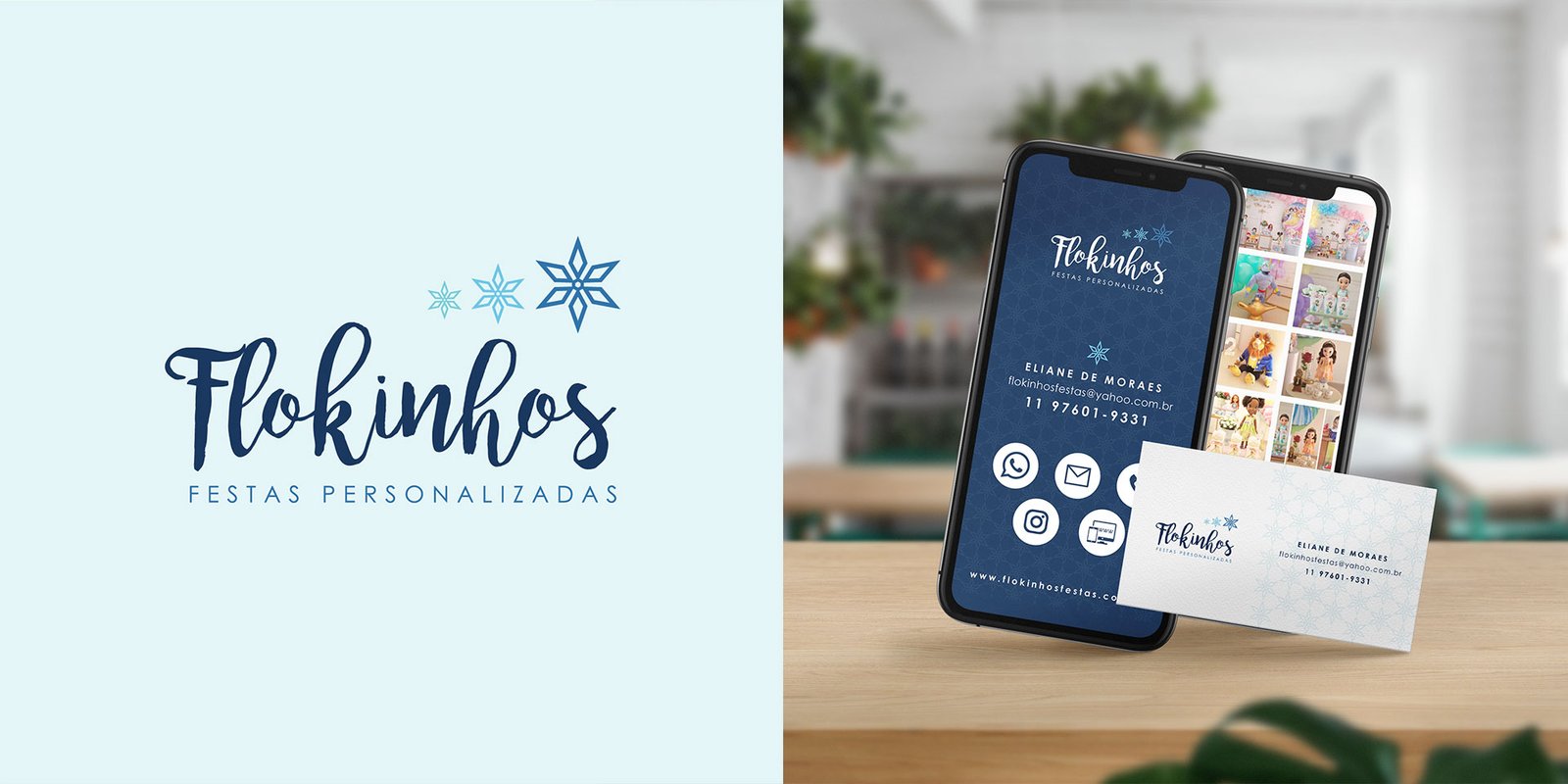 Flokinhos Festas Personalizadas Identidade Visual